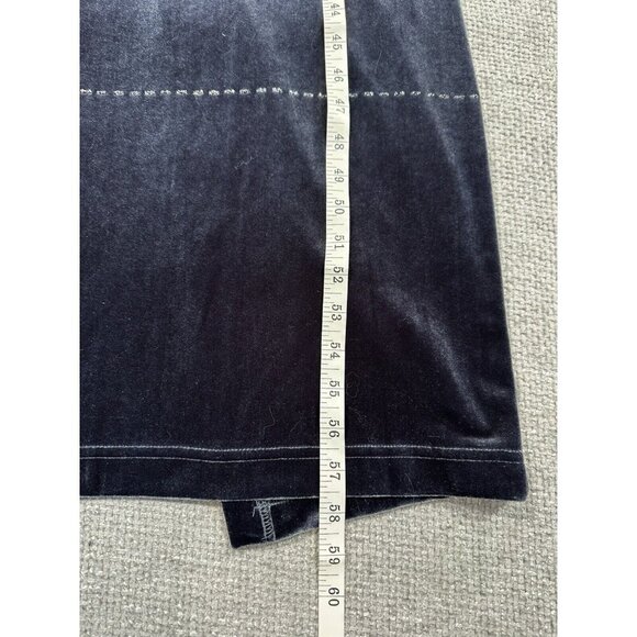 Vintage Y2K Morgan and Co Dress Womens 11/12 Gray Velvet Maxi Whimsigoth Hoco‎ - Picture 9 of 13